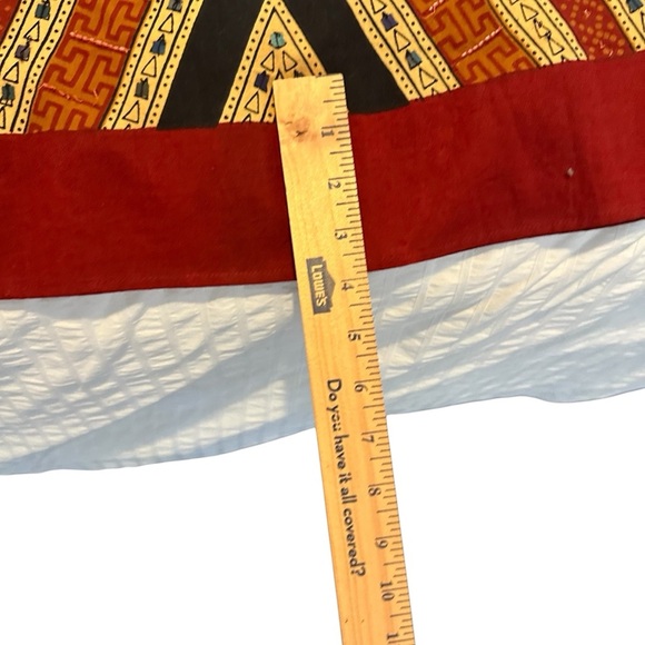 Willie Smith Beaded Bohemian New Without Tags Chevron Patterned Maxi Skirt - Picture 13 of 15